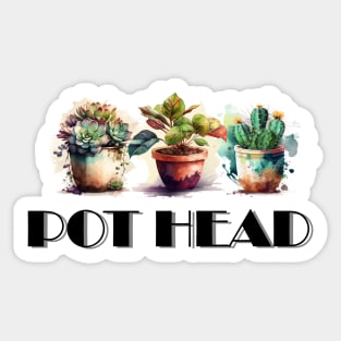 Pot Head Sticker